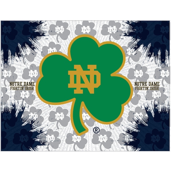 Notre Dame (Shamrock) 15"x20" Canvas Wall Art